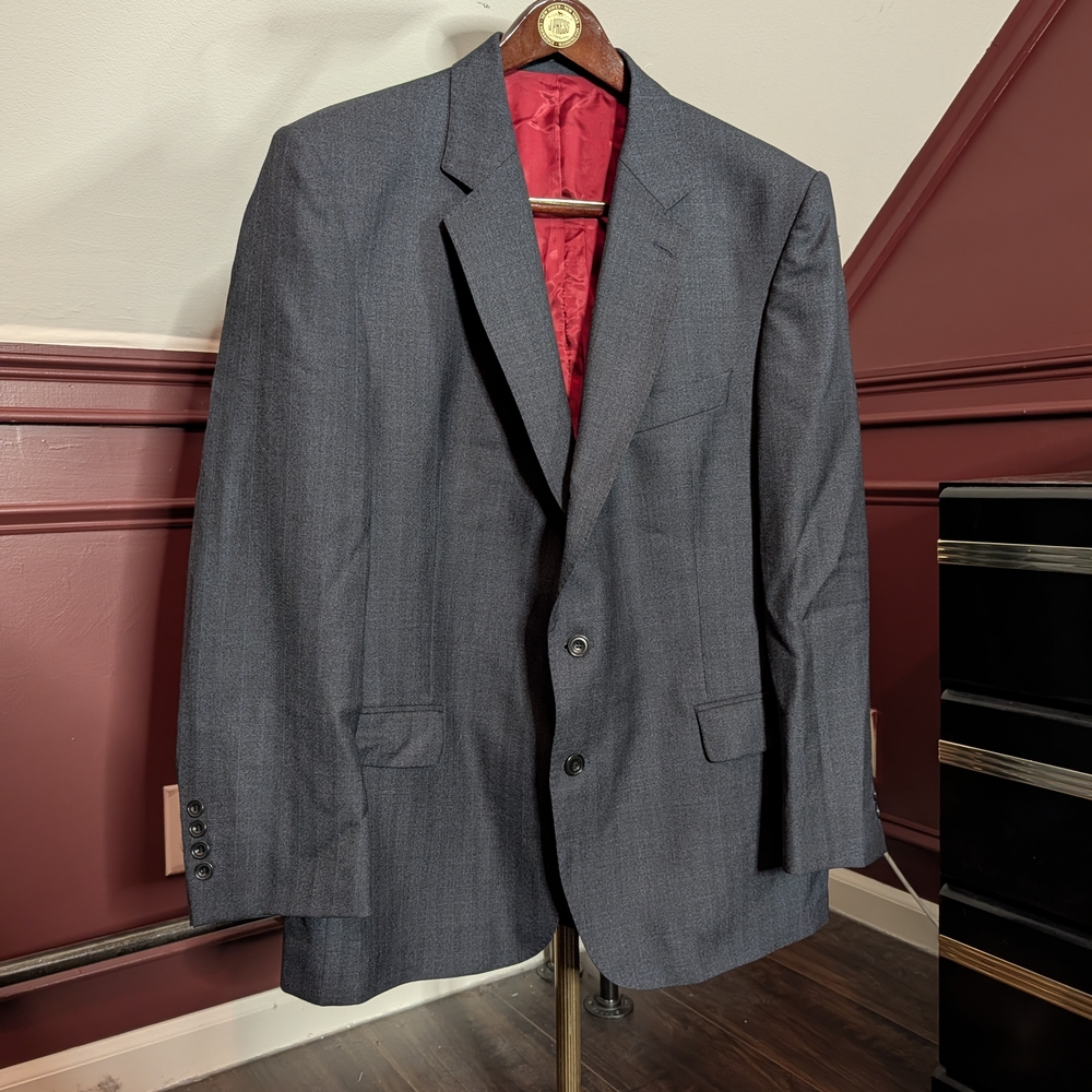 MAGEE 1866 Olympic T2 Pure New Wool Red Lining Tailored Jacket 46S